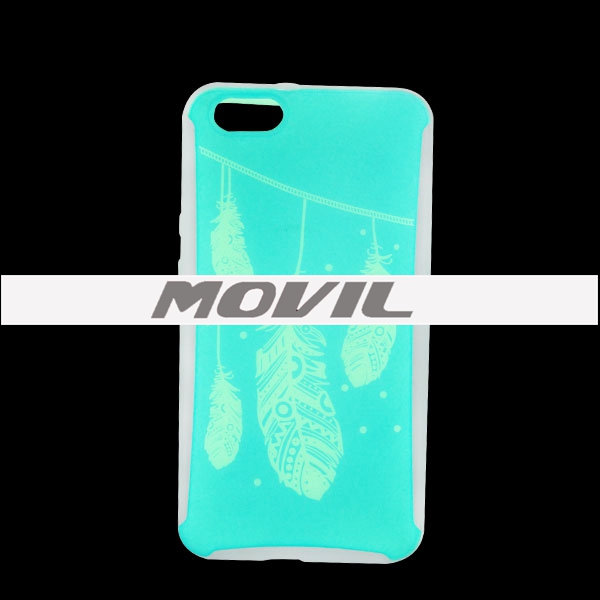 NP-2583 Funda de silicona con diseno fluorescente para Huawei Honor 4 X-9